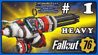 Fallout 76: Gauss Minigun - Now 2x Explosive and The King of Heavy Guns.