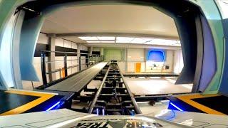 STAR TREK Roller Coaster: Operation Enterprise Front Row POV - Movie Park