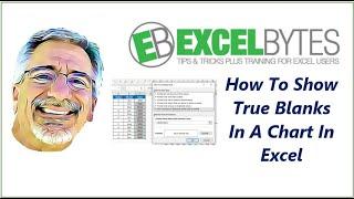 How To Show True Blanks In A Chart In Excel