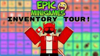 Showcasing My Roblox Epic Minigames Inventory! [2024-01-07]