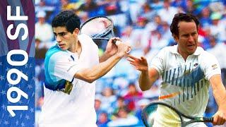 Pete Sampras vs John McEnroe | US Open 1990 Semifinal