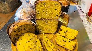 Panettone classico con lievito di birra.descrizione dettagliata ￼