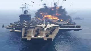 Irani Fighter Jets & Tanks Attack on Israel Weapon & Military Oil Convoy of Tel-Aviv - GTA 5