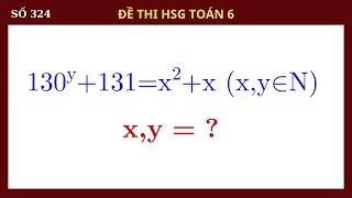 Toán 6 – Học toán cùng Thầy Thắng, tìm giá trị X,Y thuộc N