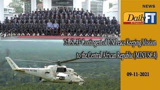 7th SLAF Contingent of UN Peace Keeping Mission to the Central African Republic (MINUSCA)