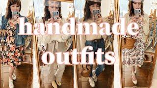 A Week of Handmade Outfits: Styling My DIY & Thrifted Clothes for Spring