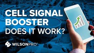 On-site Demo of a Commercial Cell Signal Amplifier | WilsonPro