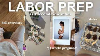 HOW IM PREPPING FOR LABOR as a second time mom | date smoothie, raspberry leaf tea, etc.