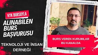 KYK BURSUYLA BİRLİKTE ALINABİLEN BURS BAŞVURUSU: TEKİNDER BURSU. BURS VEREN KURUMLAR 2024-2025