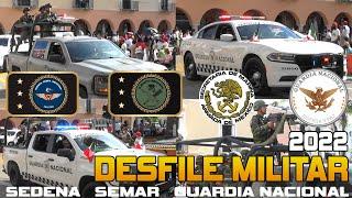 Desfile militar 2022 | Ejército Mexicano, Guardia Nacional y Marina (Mérida, Yucatán)