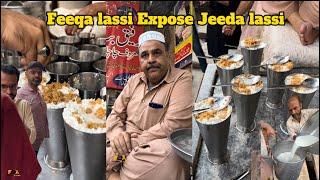 GawalMandi Famous Feeqa Lassi Expose Jeeda Lassi |Foodies by Ashir #androonlahore