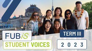 FUBiS Summer Term III 2023: Student Voices