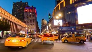 Night Driving from Times Square to East Village | NYC Cityscape Adventure