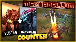 BEATING MARKSMAN + VULCAN (feat. Splash Mustangs + Melting Point) | Mechabellum Strategy Guide