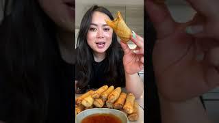 Vegetarian Spring Rolls (SOOO CRISPY!)