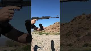 VZ 58 ambi mag release and bolt release in the action  #vz58 #vz58usa