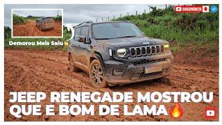 JEEP RENEGADE MOSTROU QUE TAMBÉM É BOM DE LAMA 