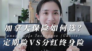 Eileen | 加拿大保险的选择？| 定期保险 or 终身分红险 | 哪种更适合我的家庭呢？