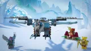 Lego Chima | 70141 | Vardys Ice Vulture Glider | Lego 3D Review