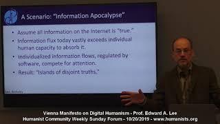 Vienna Manifesto on Digital Humanism - Prof. Edward A. Lee