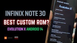 Infinix Note 30 |  How To Flash Custom ROM (Evolution x)