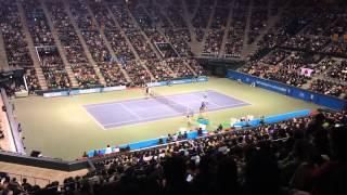 Nishikori vs McEnroe "Tweener & AIR K" by Kei Nishikori