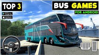 Top 3 Bus Simulator Games for Android | Best Bus Games 2024