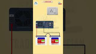 24V Inverter Connection with two Batteries || Trade Electrician