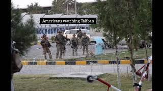 Americans & Taliban Face Off At Kabul Airport