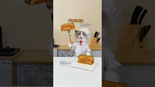 Chef Puff in action, whipping up a lasagna that’s so good Garfield can’t resist!  #ThatLittlePuff