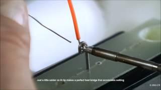 How to solder a J-hook Terminal
