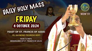 FRIDAY HOLY MASS | 4 OCTOBER 2024 | FRANCIS OF ASSISI | 26TH WEEK II by Fr Raymond MSFS #holymass