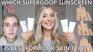 Supergoop Sunscreens! Unseen Sunscreen, Glowscreen, Mineral Sheerscreen & Mineral Mattescreen Review