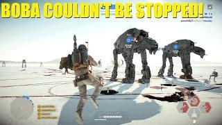 Boba Fett could not be stopped! Nice Boba Killstreak! - Star Wars Battlefront 2