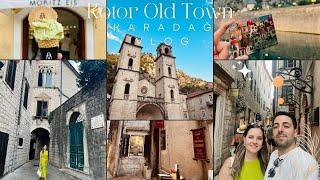 KARADAĞ VLOG | KOTOR OLD TOWN, TURİST VERGİSİ, PRONTO PİZZA  ,EIS |NELER YAPTIK, NE YEDİK?