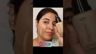 Forever 52 Foundation Swatches #makeup #viral #forever52 #foundation