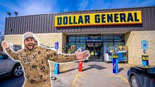 Impossible DOLLAR GENERAL Fishing Challenge!!! (Catch Clean Cook)