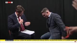 Sky news Jason Farrell LIES 6 times in 60 seconds in interview with Tommy Robinson!