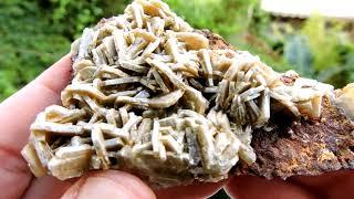 Baryte mineral specimen from the Lavrion mines in Greece