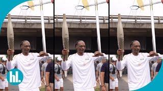 SNOOP DOGG DANCES WHILE HAVING THE OLYMPIC TORCH 2024