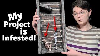 A Mouse House in a Wall Cavity (PART 1) Doll Unboxing and More!