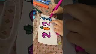 Welcome 2023 #indianfamilyvlog #shorts # #2023 #blessed #myra #painting #kids #trending