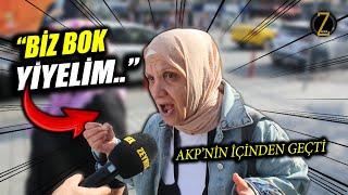 "BİZ BOK YİYELİM..." | AKP'NİN İÇİNDEN GEÇTİ | SİNİRDEN AĞZINA GELENİ SÖYLEDİ | SOKAK RÖPORTAJLARI