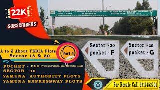 Why 300 sqm YEIDA plots F & G Pockets are Best in Sector 20 on Yamuna Expressway? Call  9717452701