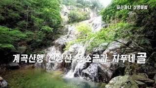 신비의  천성산 숨은계곡 용소골과 지프내골 트레킹 용소마을에서 용주사까지 7km