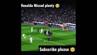 Ronaldo Missed plenty . Credits: Alsido Football #shorts #status #football #trending #goviral