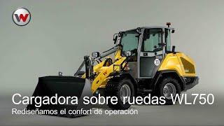 Manejo sencillo y nuevo diseño: la cargadora sobre ruedas WL750 de Wacker Neuson