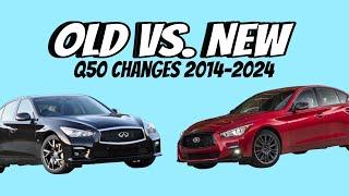 Q50 Main Differences 2014 vs 2024