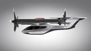 Hyundai Uber S-A1 eVTOL Flying Taxi 360-degree View