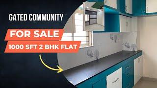 Gated Community 2 BHK Flat in Khajaguda Chitrapuri Colony | To-Let Boards